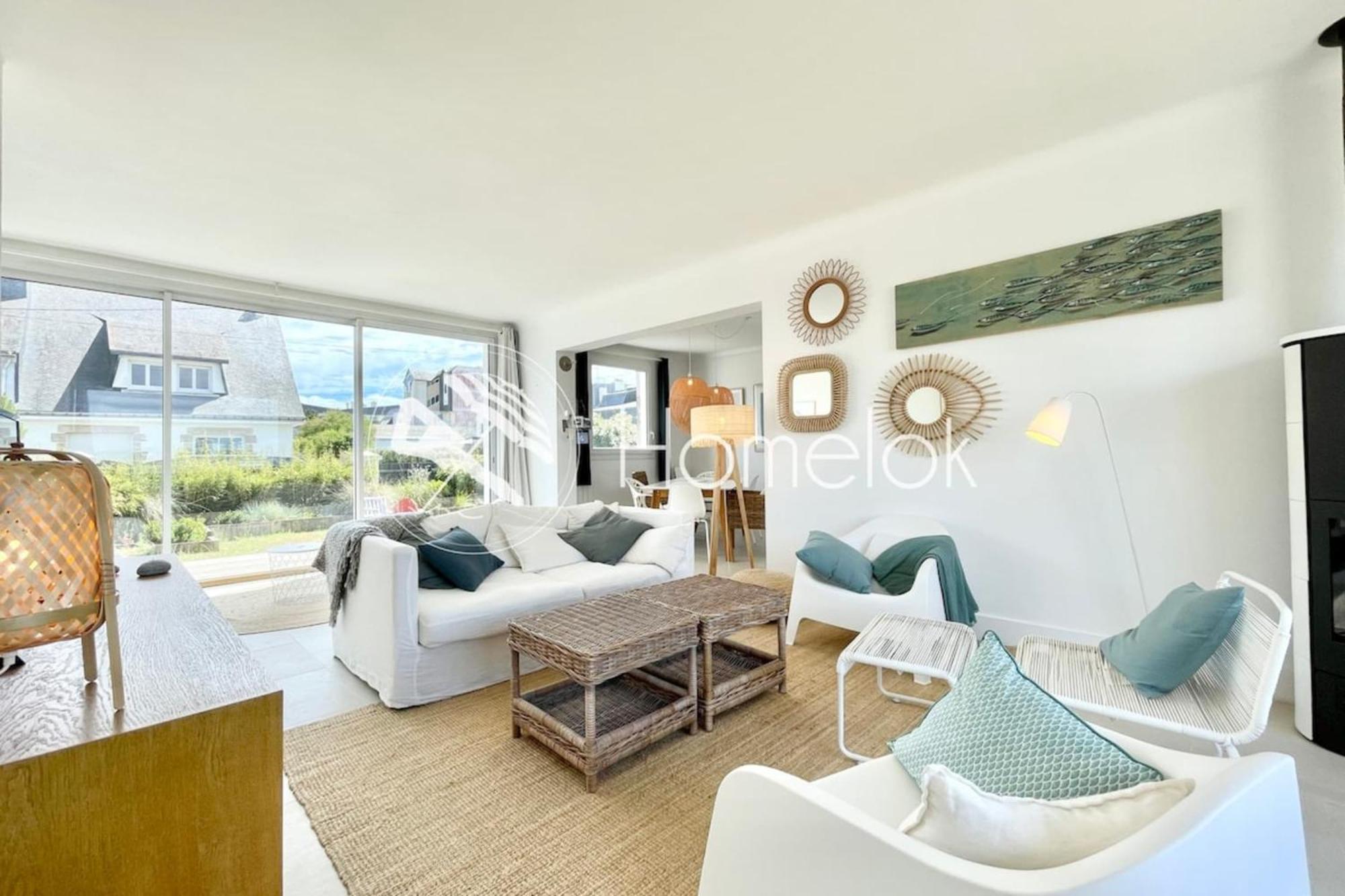 Maison Ultra Coconning Jardin Face Aux Plages Ploemeur Exteriér fotografie
