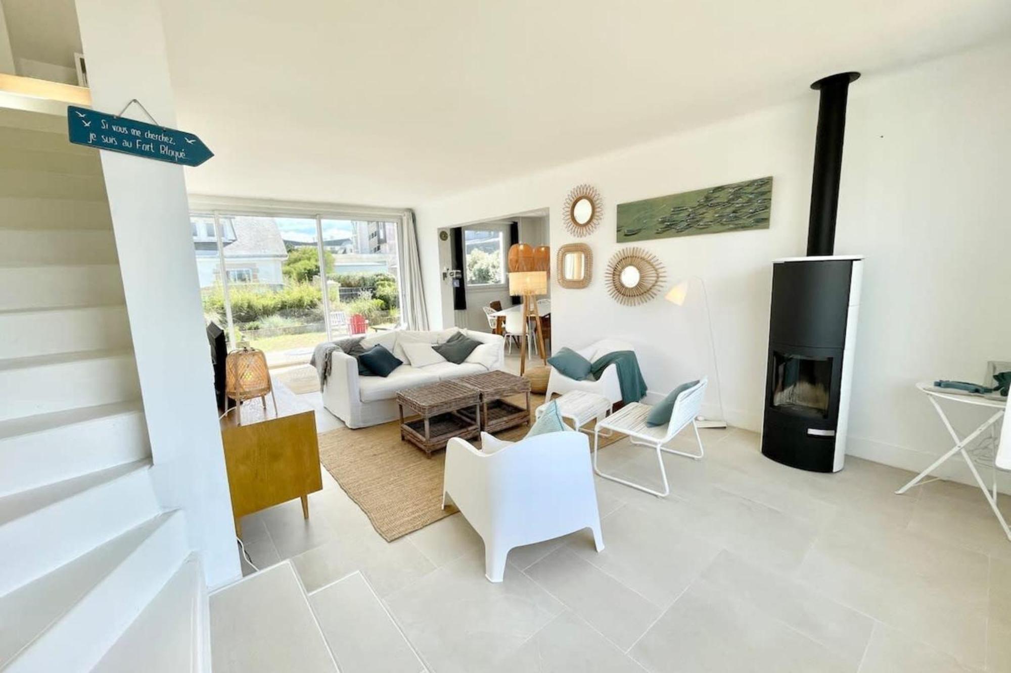 Maison Ultra Coconning Jardin Face Aux Plages Ploemeur Exteriér fotografie