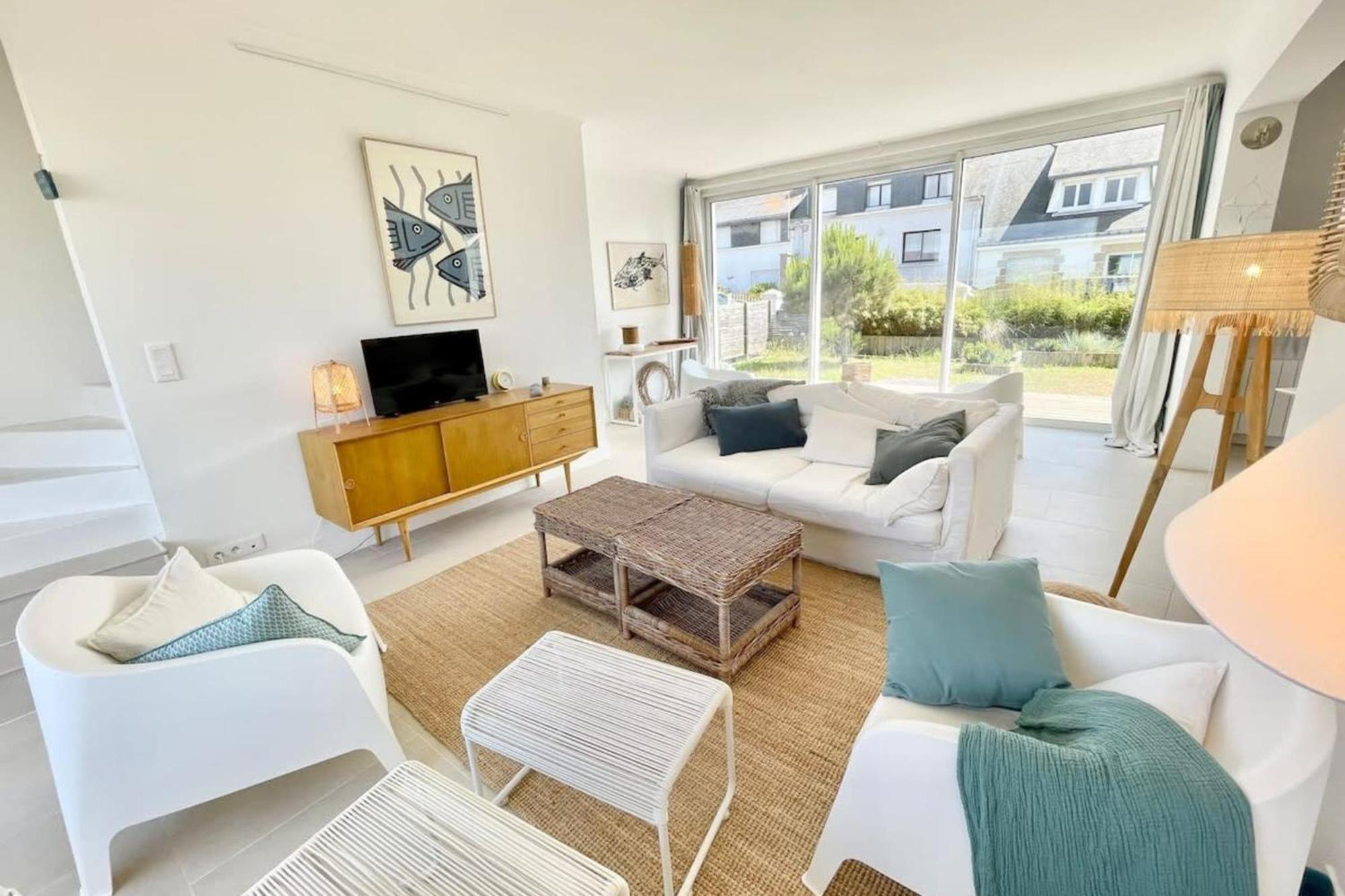 Maison Ultra Coconning Jardin Face Aux Plages Ploemeur Exteriér fotografie